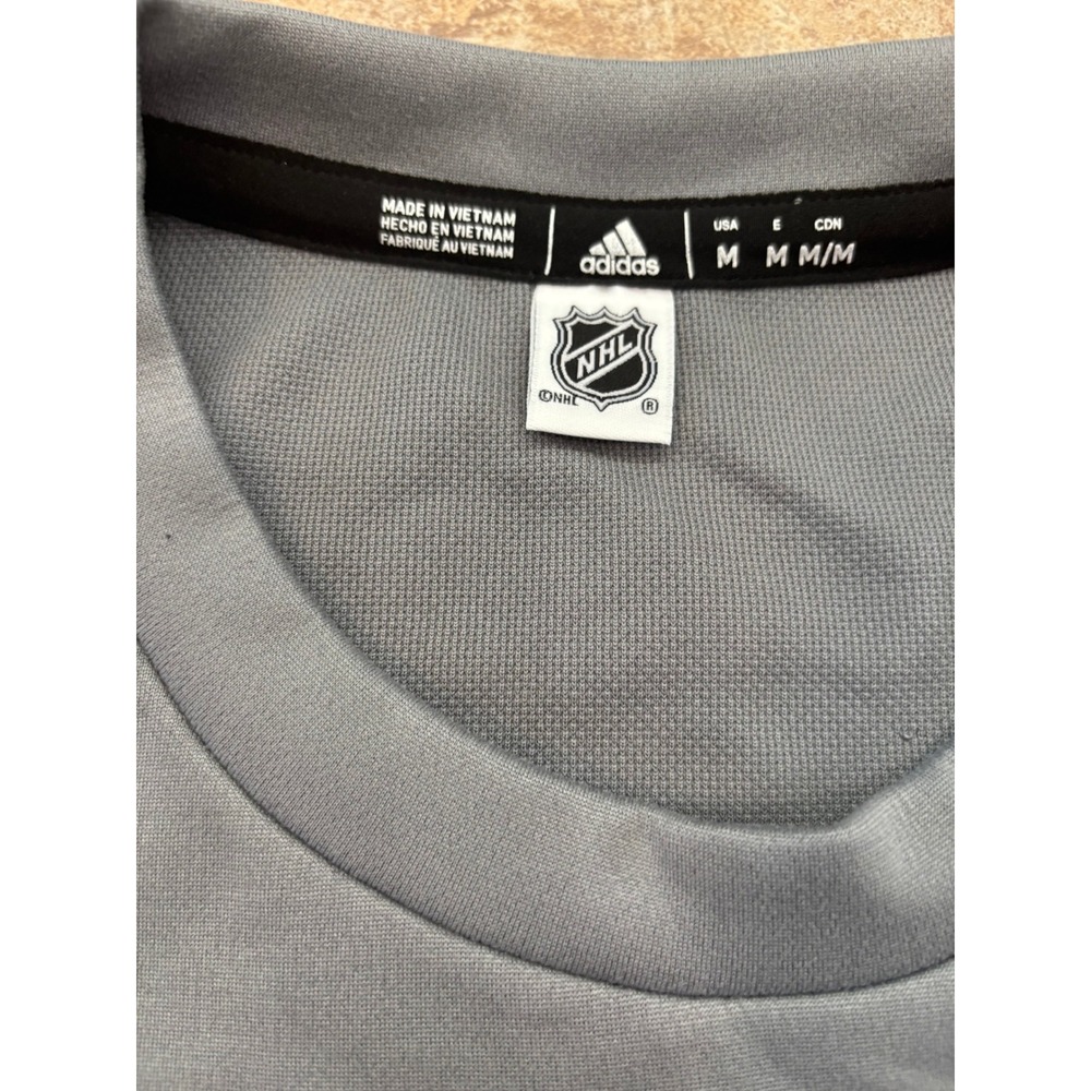 Adidas Winnipeg Jets NHL Aeroready Crewneck Sweatshirt Mens Medium Grey GI5739 - Picture 4 of 8